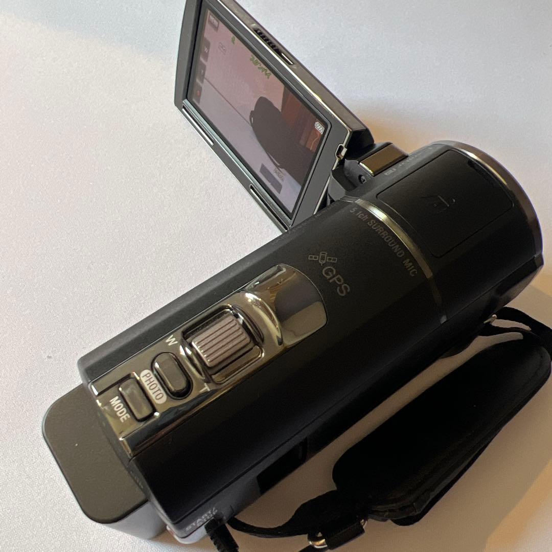 美品　SONY HDR-PJ590V ビデオカメラ プロジェクター内蔵