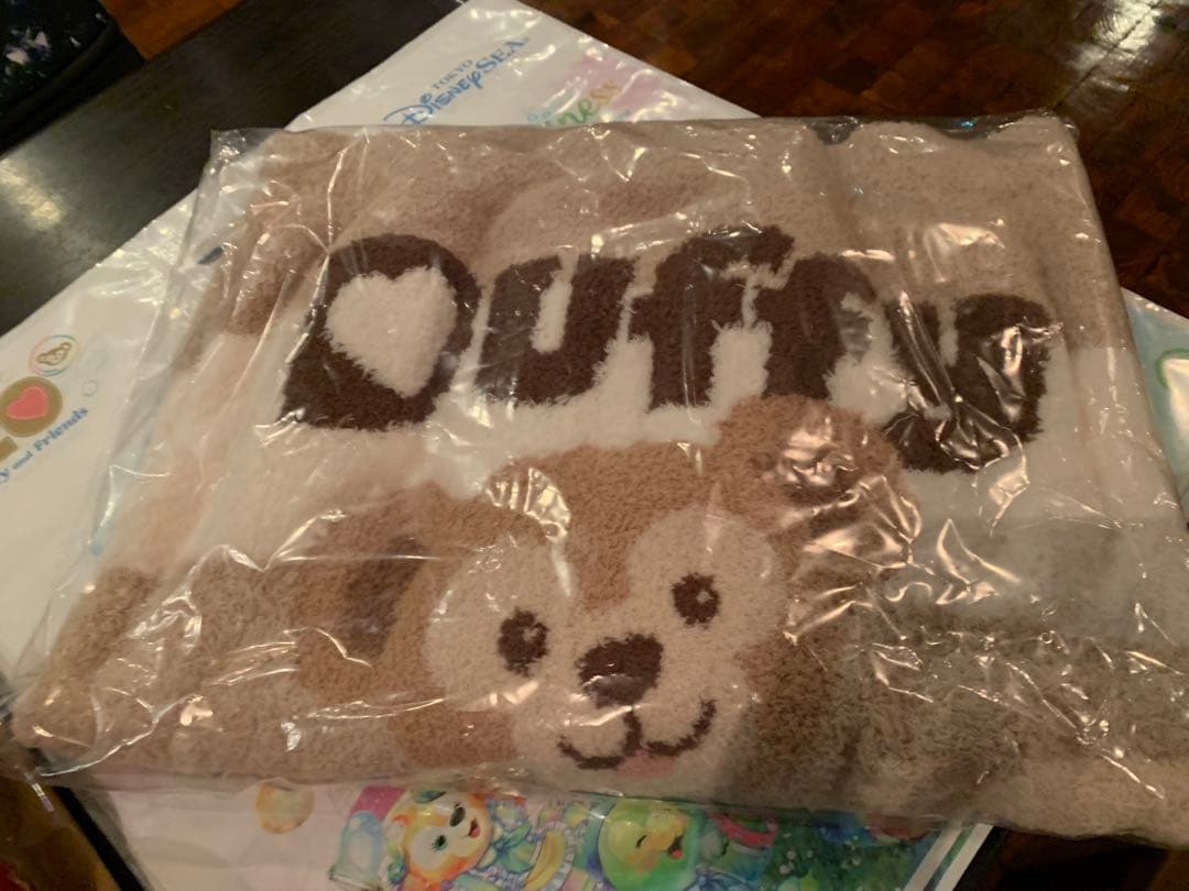 ダッフィー ブランケット カーディガン ジェラートピケ