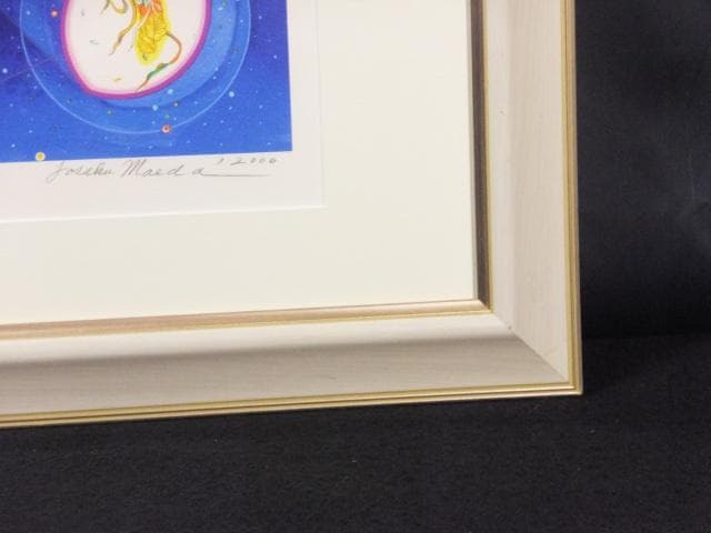 前田常作　直筆サイン『散華 マンダラ』リトグラフ 2000年 0611T