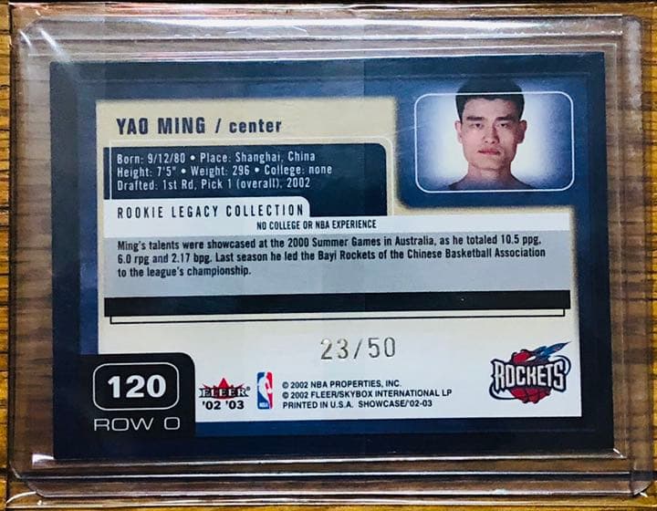 ヤオ・ミン（ようめい）Yao Ming（姚明）3枚セット