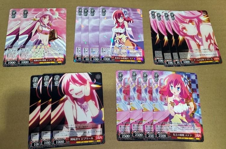 WS　ノーゲーム・ノーライフ　ノゲラ　ノゲノラ　赤単　8電源デッキ