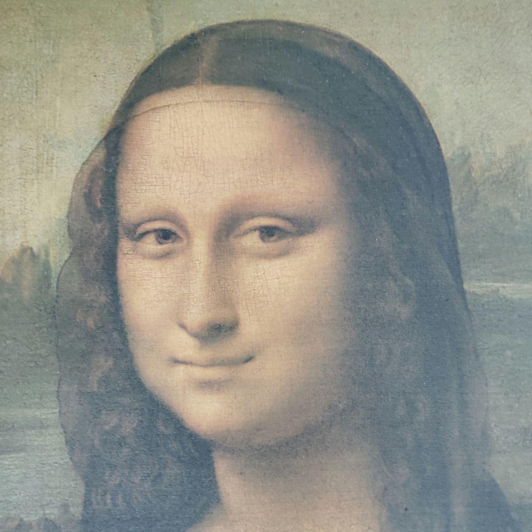 特大　レオナルド・ダ・ヴィンチ　額装絵画　モナ・リザ　20号　レプリカ　おまけ