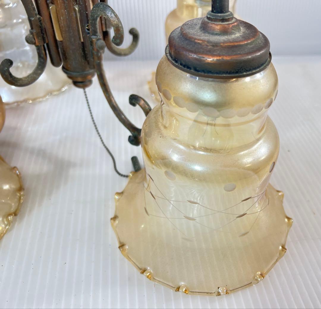 クラシックスタイル 4灯シャンデリア