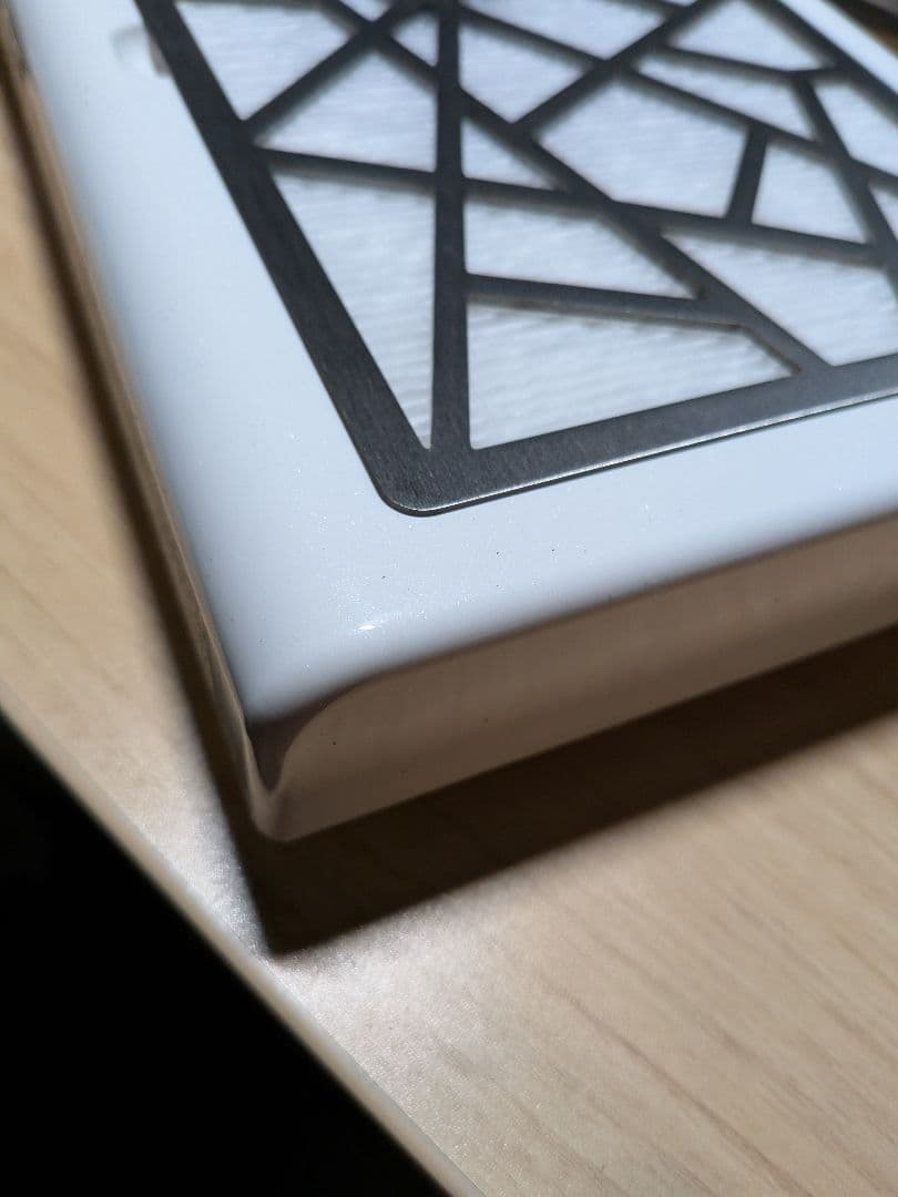 【プロ用】ネイルダストコレクター 集塵機 ファン付き ホワイト