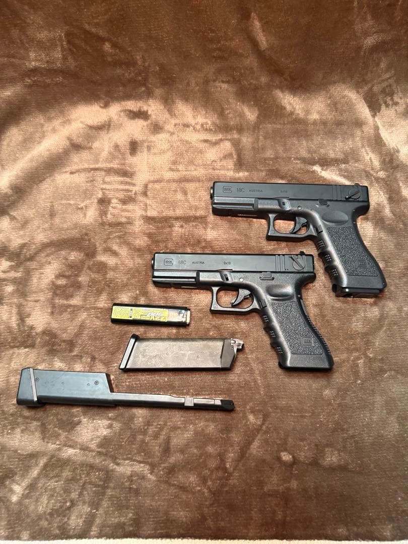 東京マルイ グロック18 Cガスガン、電動ガンセット