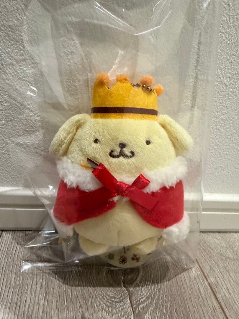 ポムポムプリン　ポムポムプリンカフェ　ぬいぐるみ　マスコット