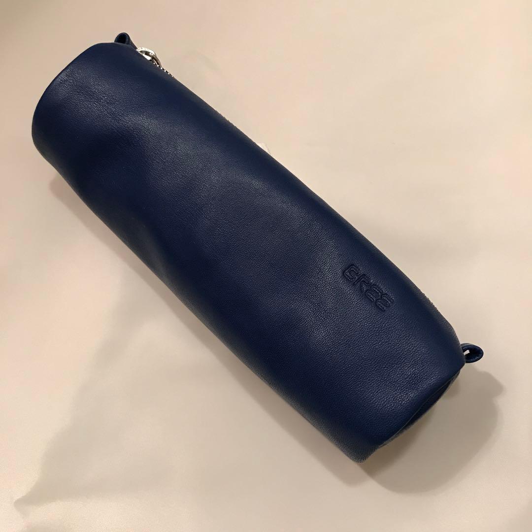 BREE ブリー　ペンケース　筆入れ　革製　筒型