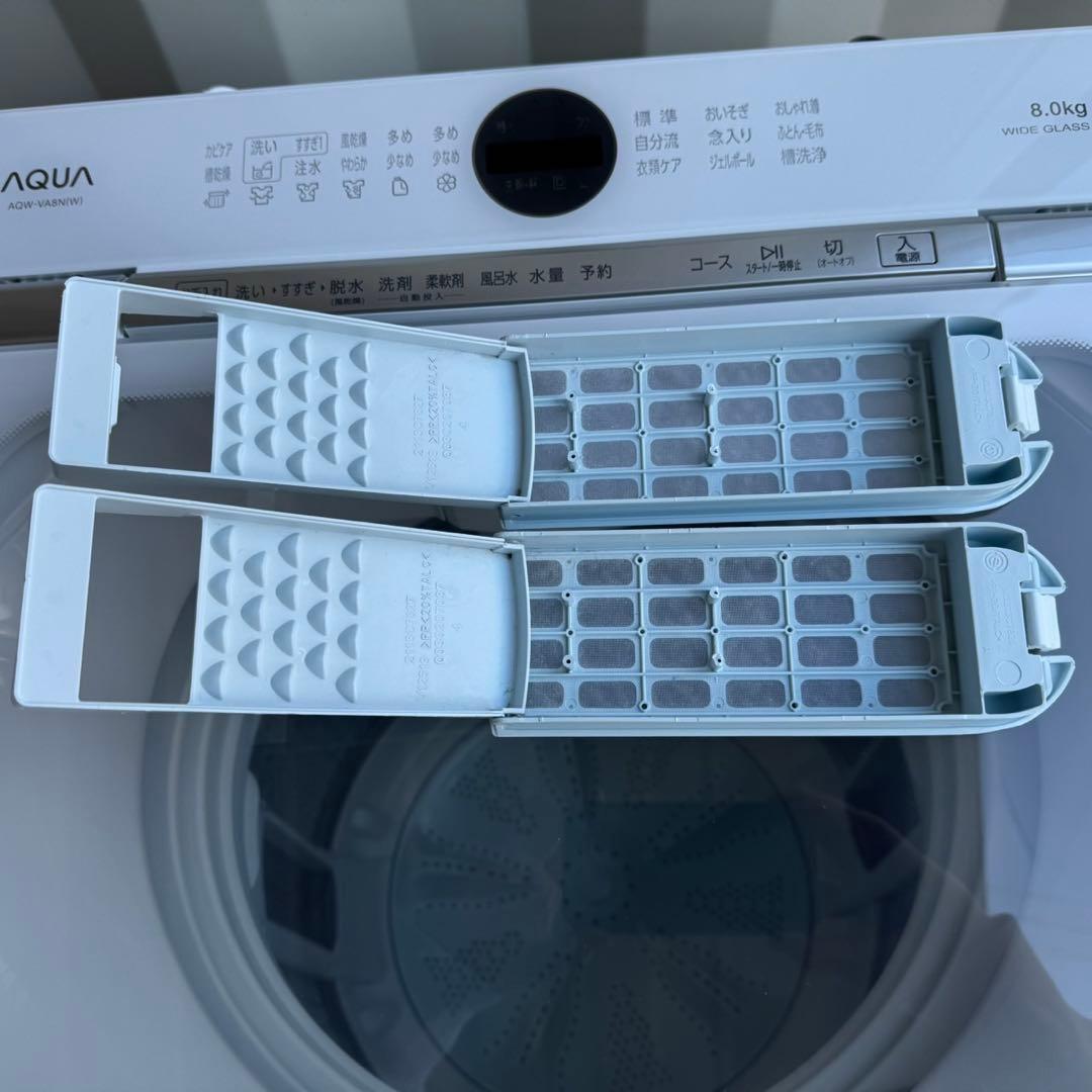 69⭐️2022年製美品★アクア　洗濯機　洗剤自動投入　インバーター　8KG