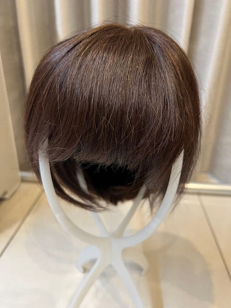 天使のマニッシュショート人毛ミックスウィッグ