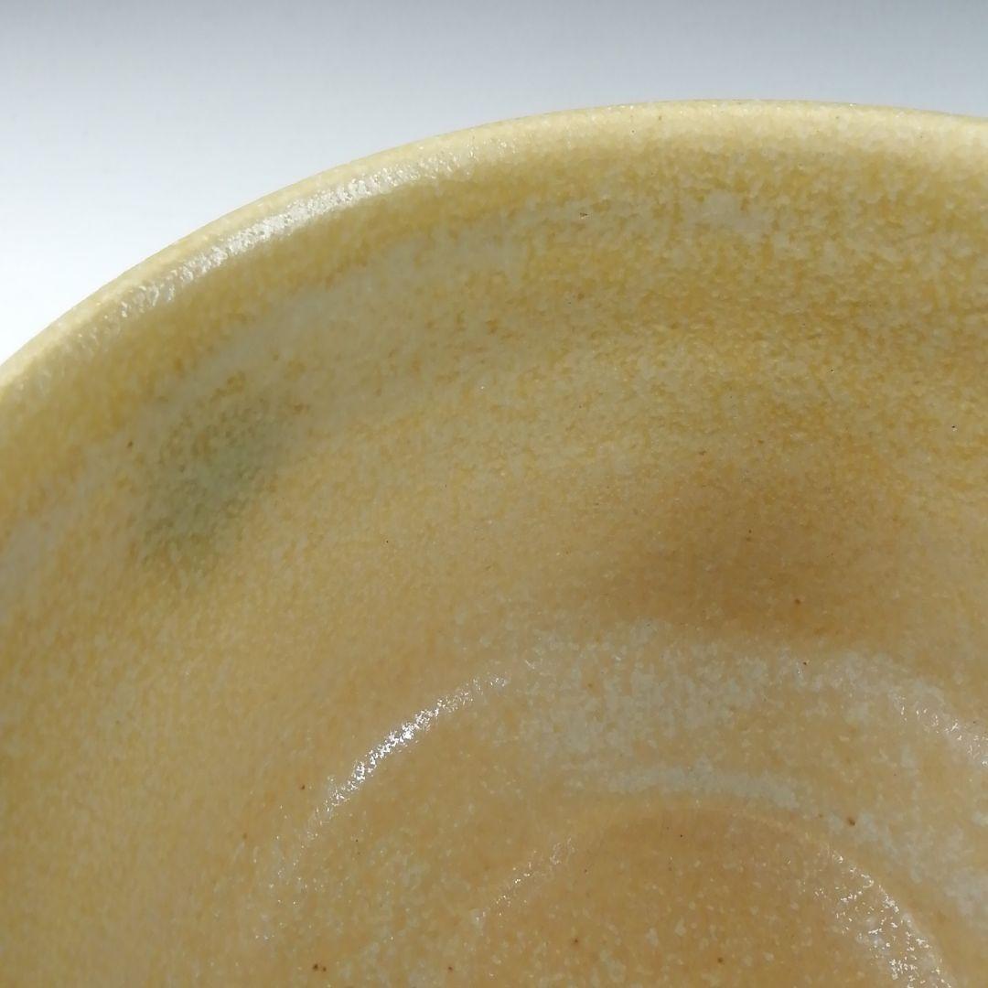 Ｔ９４　茶碗　『黄瀬戸　茶碗』『小川勝弘』　共箱　抹茶碗　茶道具