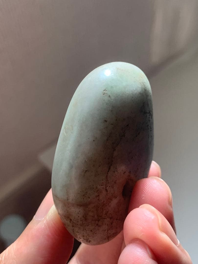 縄文時代後期　糸魚川翡翠大珠　出土　超特大　翡翠勾玉　根付　古墳　石器　勾玉