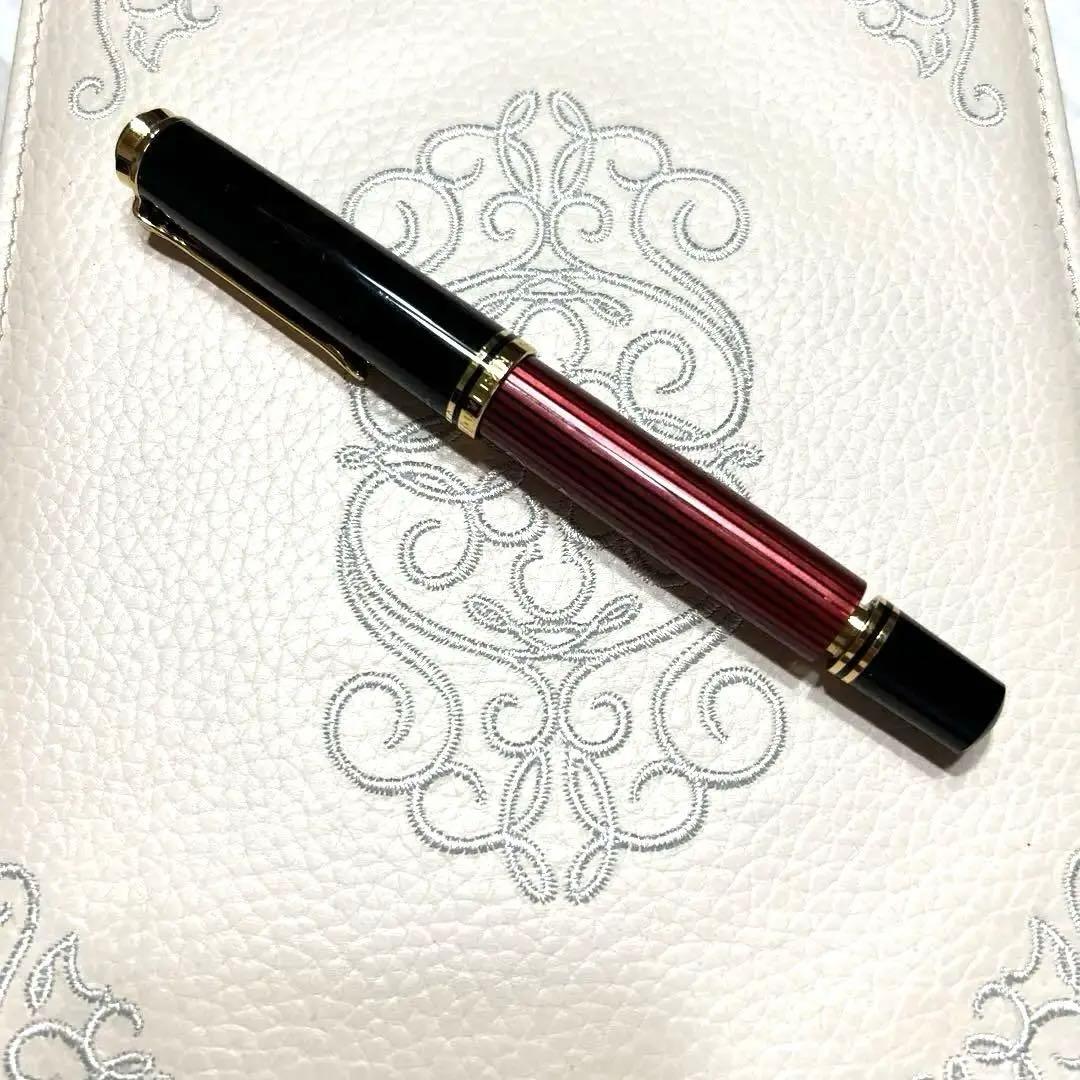 ペリカン　万年筆　スーべレーン　M800 k18 赤