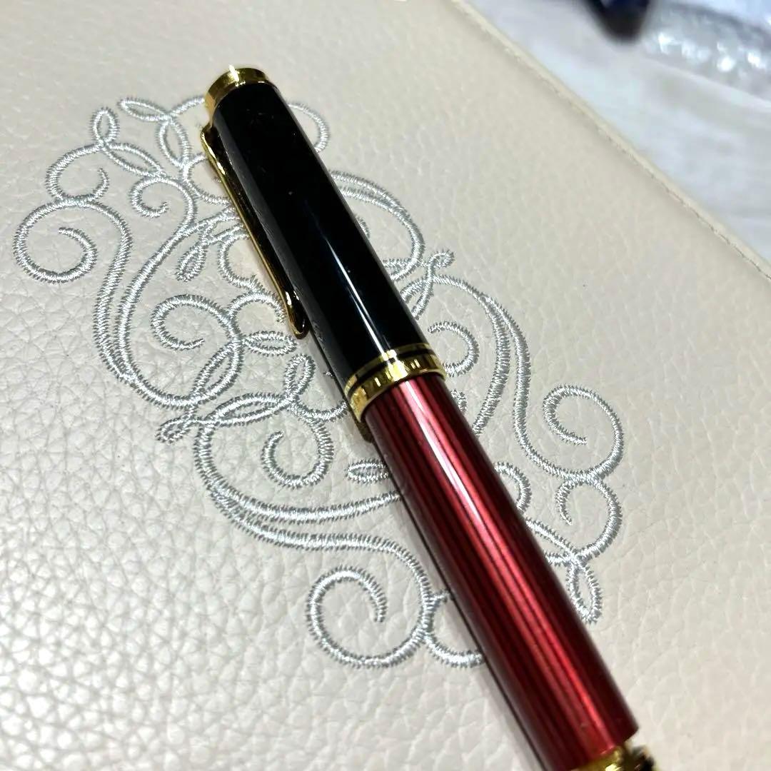 ペリカン　万年筆　スーべレーン　M800 k18 赤
