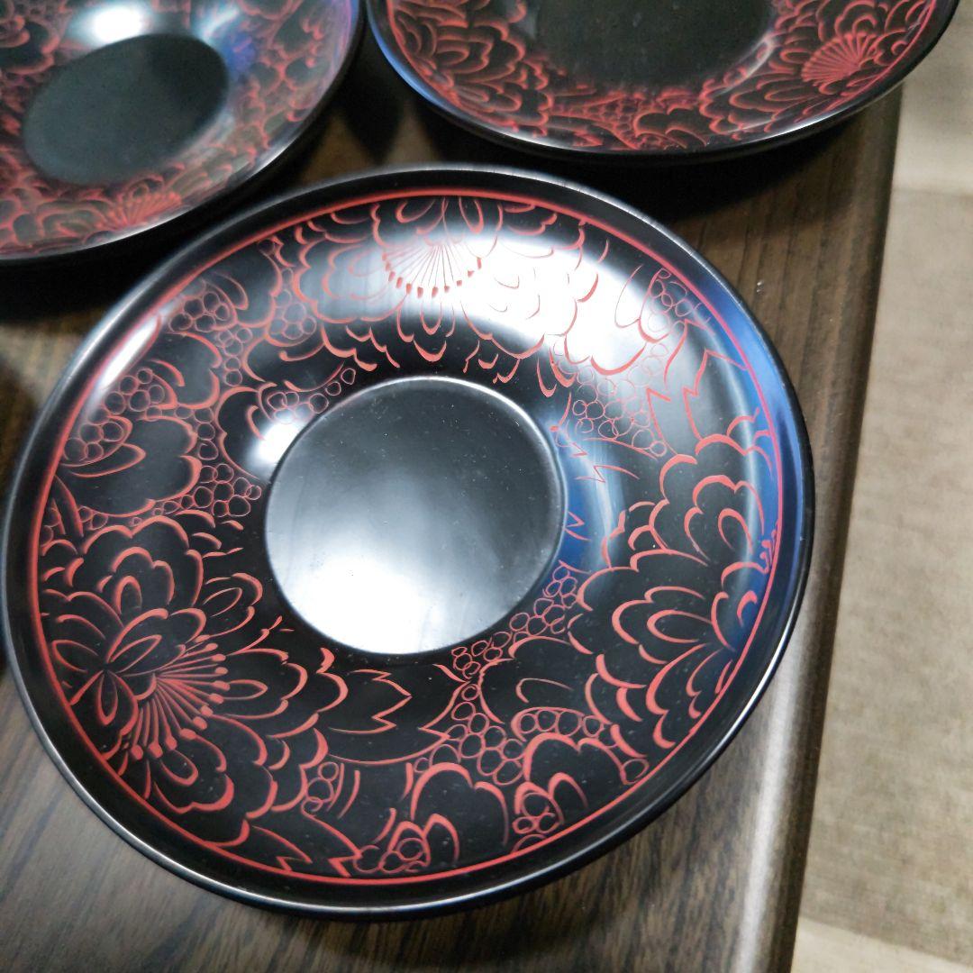 輪島塗　湯呑み5客組