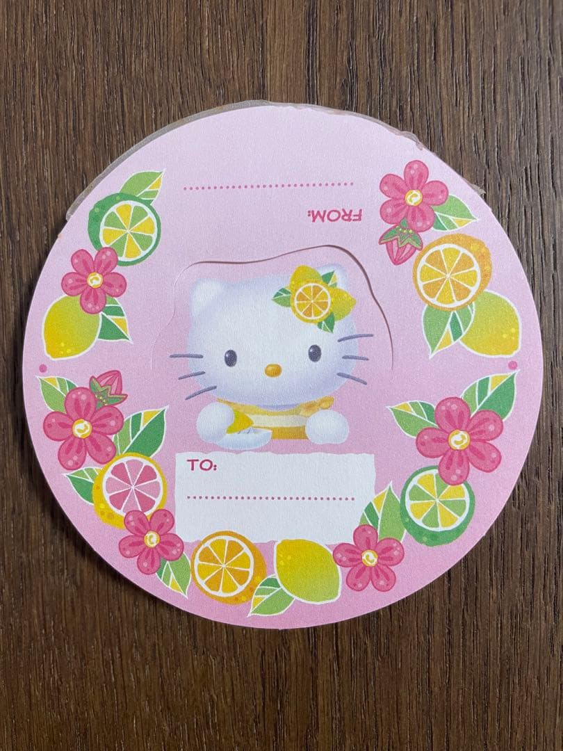 レア♡サンリオ♡キティ 海外限定 レモネード ダイカットメモ 2001年