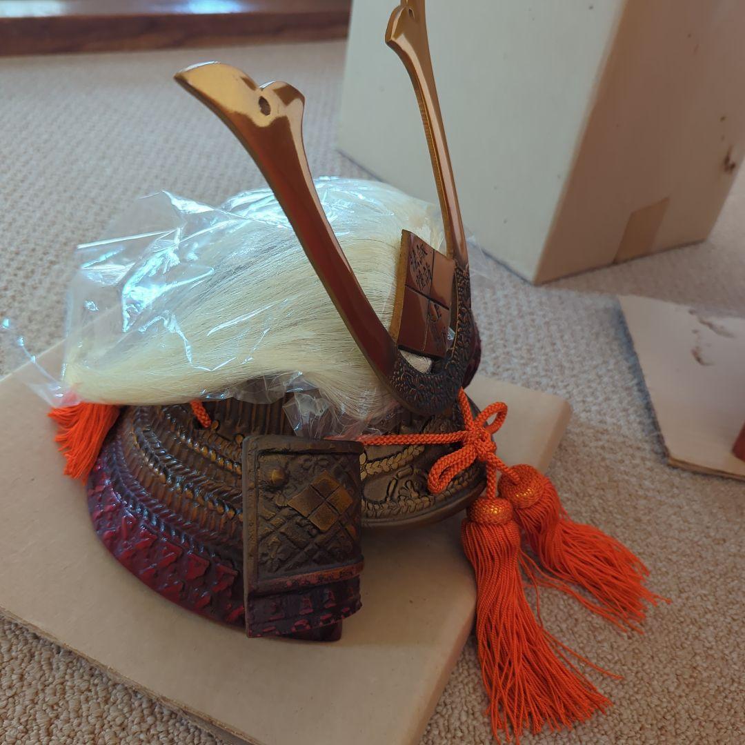 武田信玄兜　武田信玄出世兜　兜飾り　昭和兜　骨董