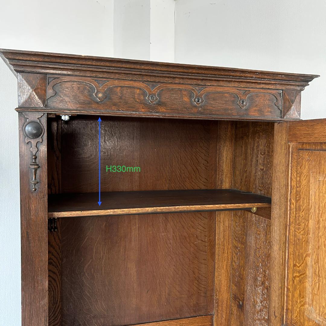 イギリス アンティーク家具 ホールローブ ワードローブ 1930年頃 753A