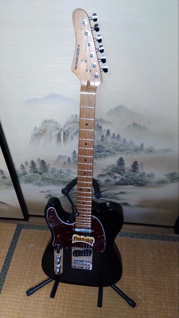 PLAYTECH TL280 Black レフティ テレキャスタータイプ