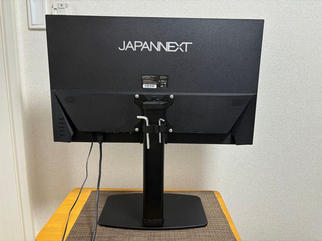 4K 27インチ モニター JAPAN NEXT JN-V27UHD スタンド付