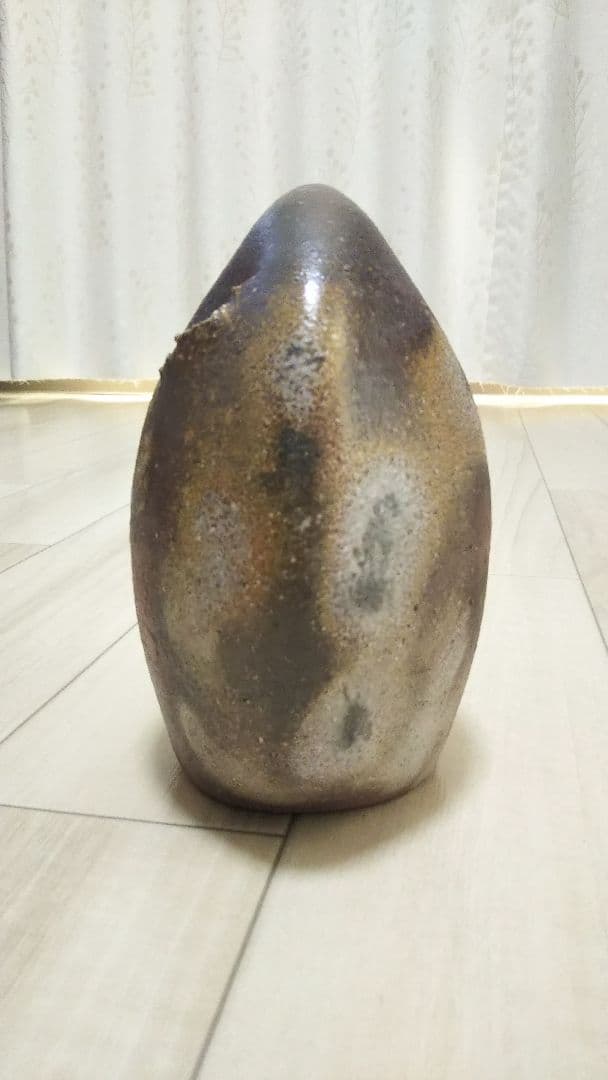 備前焼 花瓶 奥本丸味