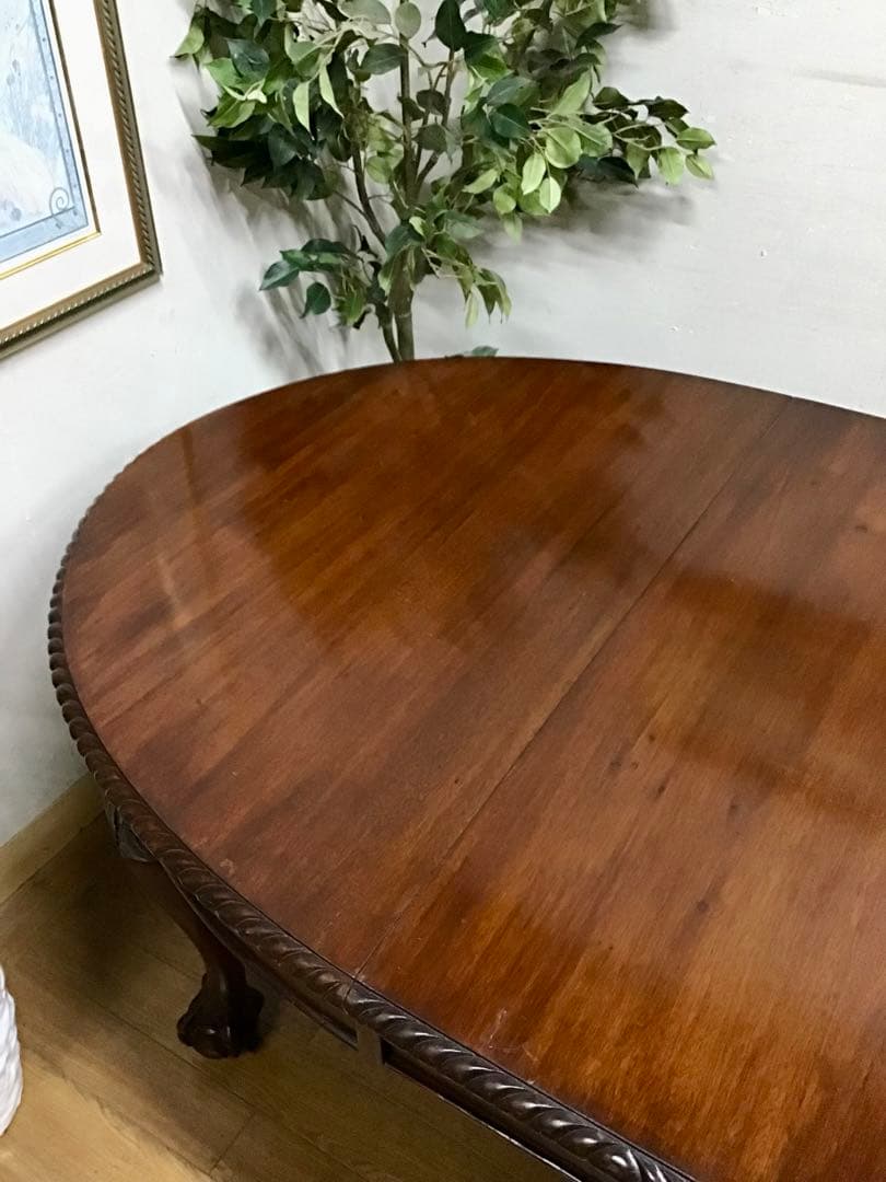 UZZY☆管360☆イギリス製☆チッペンデールエクステンションテーブル