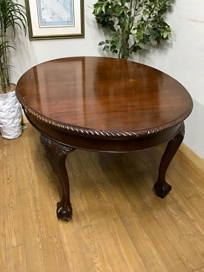 UZZY☆管360☆イギリス製☆チッペンデールエクステンションテーブル