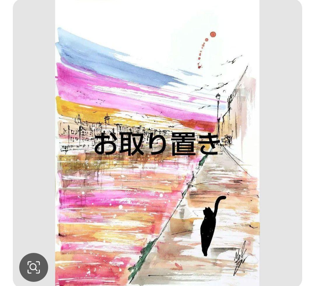 原画#3681 フィレンツェ　雨　イタリア　水彩画　風景画　ドローイング　アート