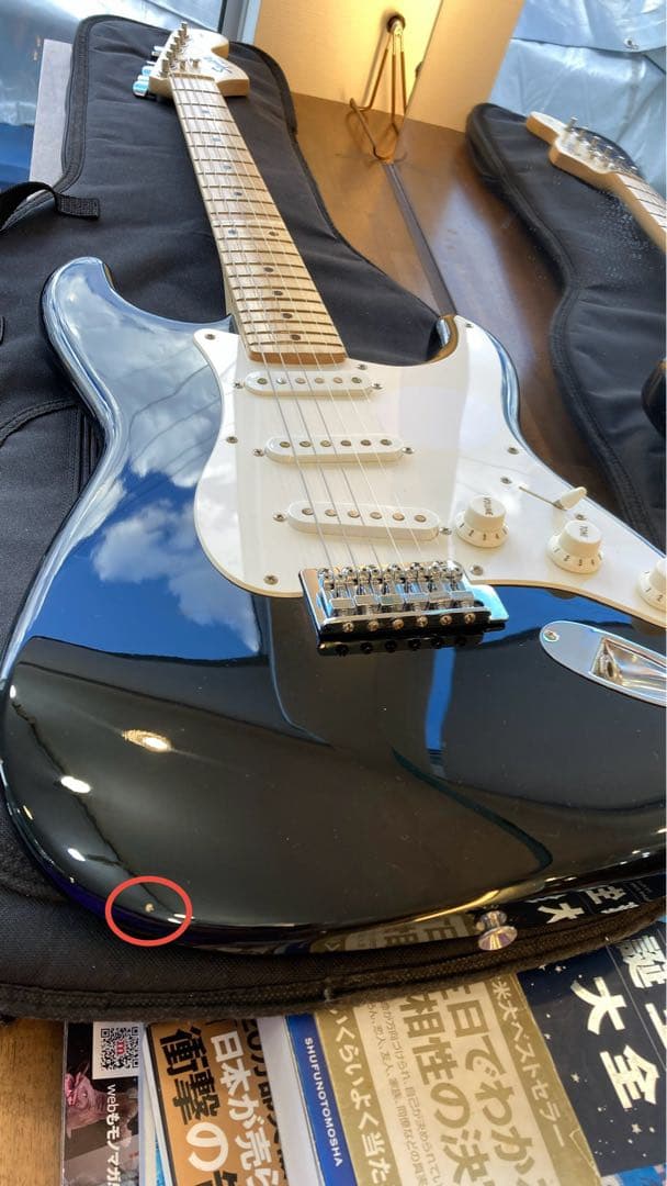 美品 SQUIER Affinity Stratocaster ラージヘッド