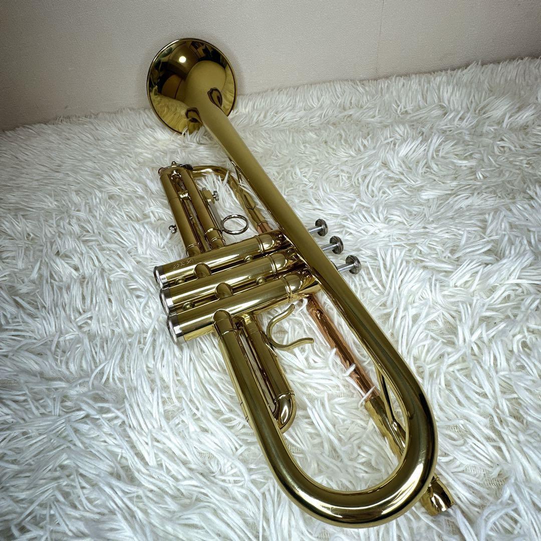 ソレイユ Soleil トランペット ゴールド マウスピースセミハードケース付き