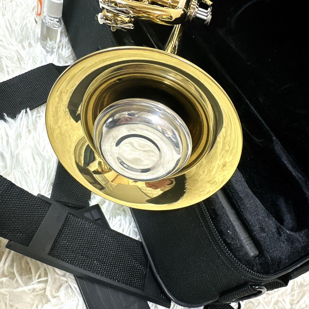 ソレイユ Soleil トランペット ゴールド マウスピースセミハードケース付き