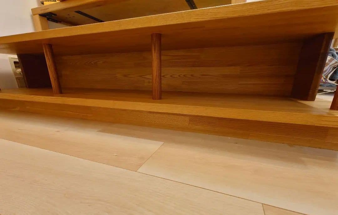 ナチュラルウッド ローテレビボード　ベンチチェア