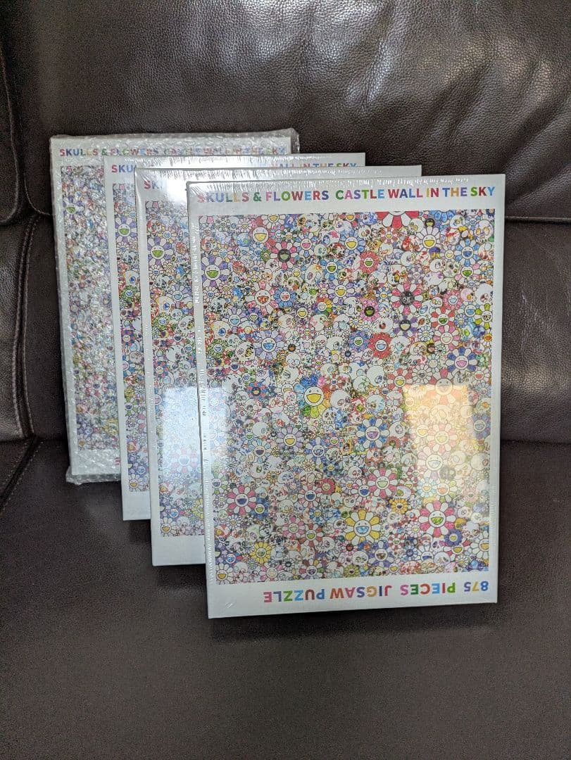 村上隆 ジグソーパズル SKULLS & FLOWERS CASTLE WALL