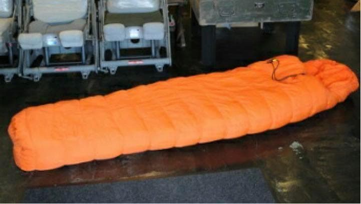 米軍 実物 サバイバルキット 寝袋　バッグ付き