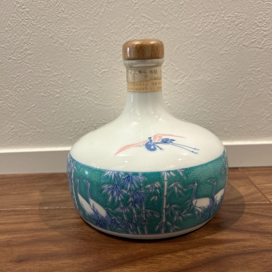 スーパーニッカ色絵ボトル　有田焼　陶器　ウイスキー特級