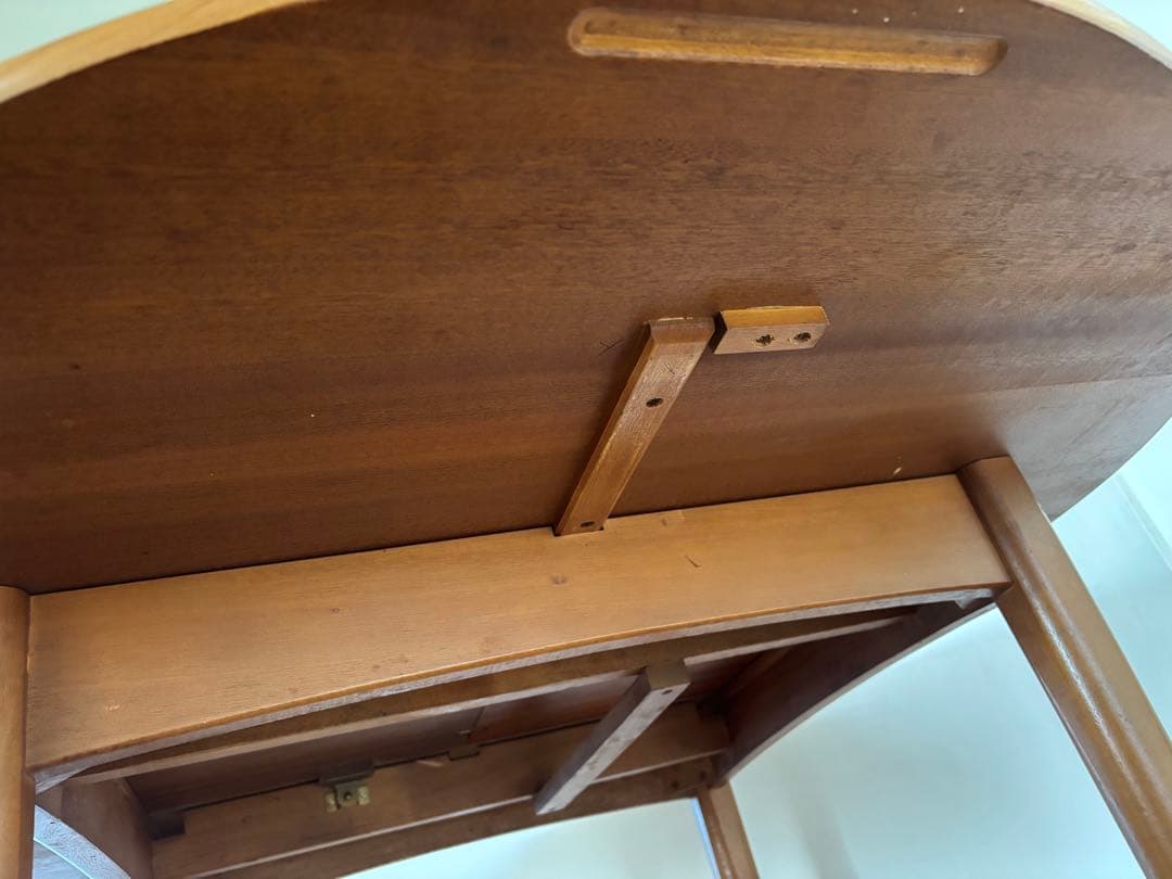 Jentique/ジェンティーク ラウンドエクステンションテーブル