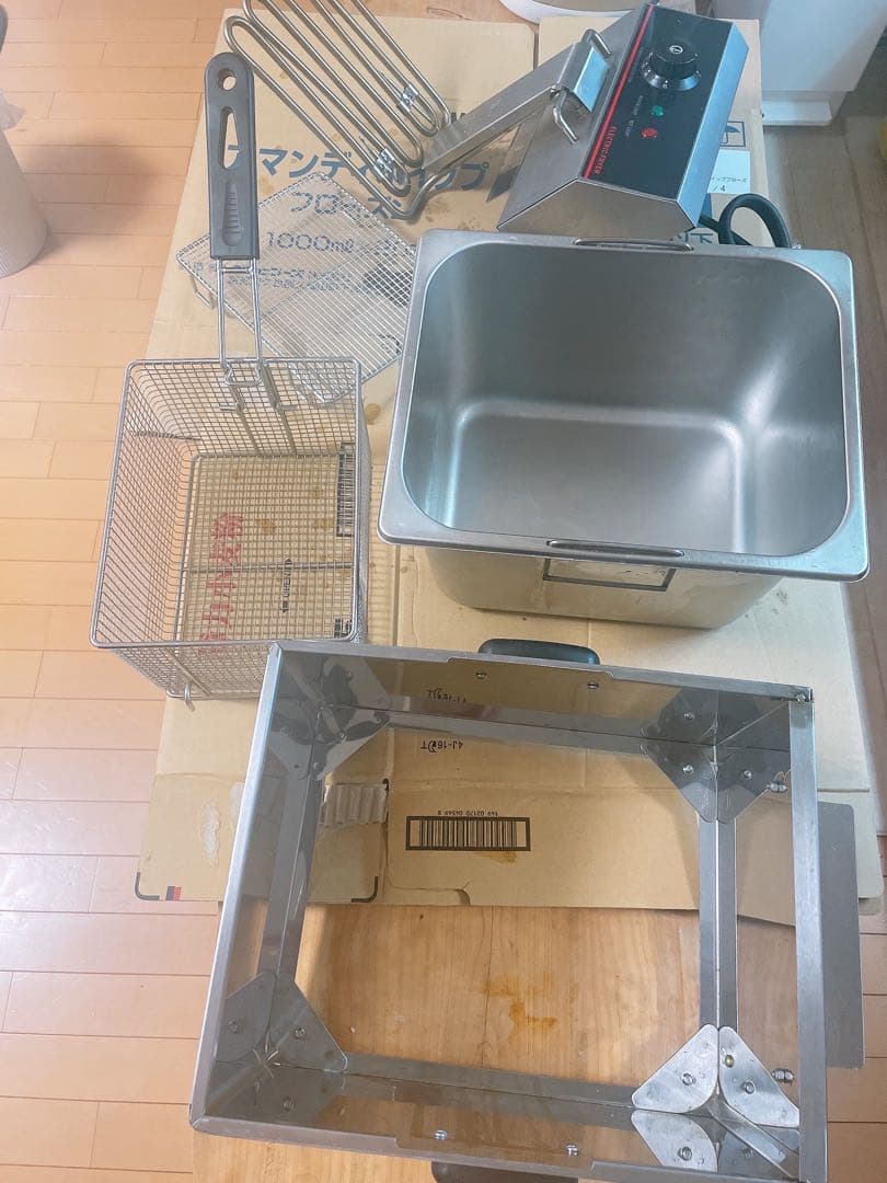 電気フライヤー　FL-DS8 油量8L