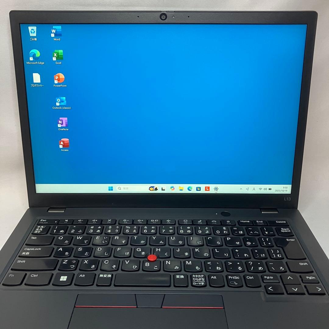 美品 ThinkPad L13 第13世代 i7 16GB 512GB オフィス