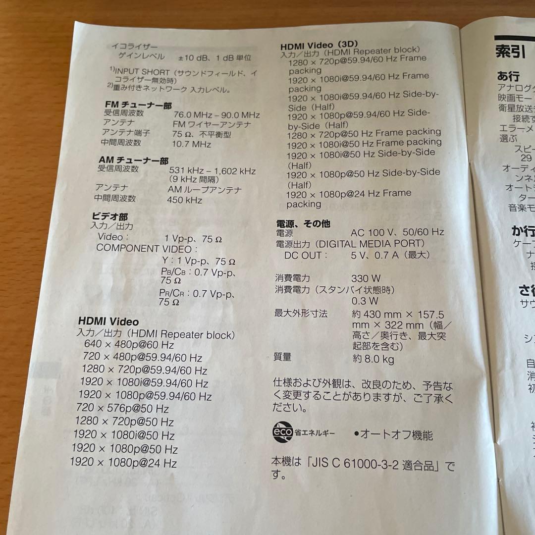 SONY STR-DH710 アンプ