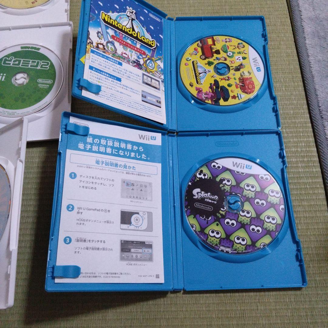 【ソフト８本付】Nintendo Wii U WII U 　SHIRO