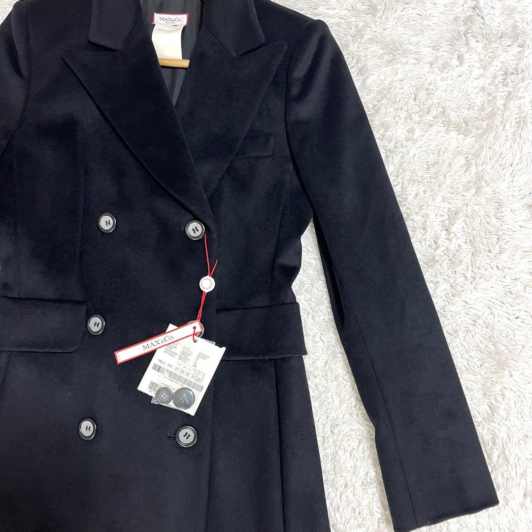 新品タグ付✨マックスアンドコー MAX&CO. ロングコート アンゴラ ダブル