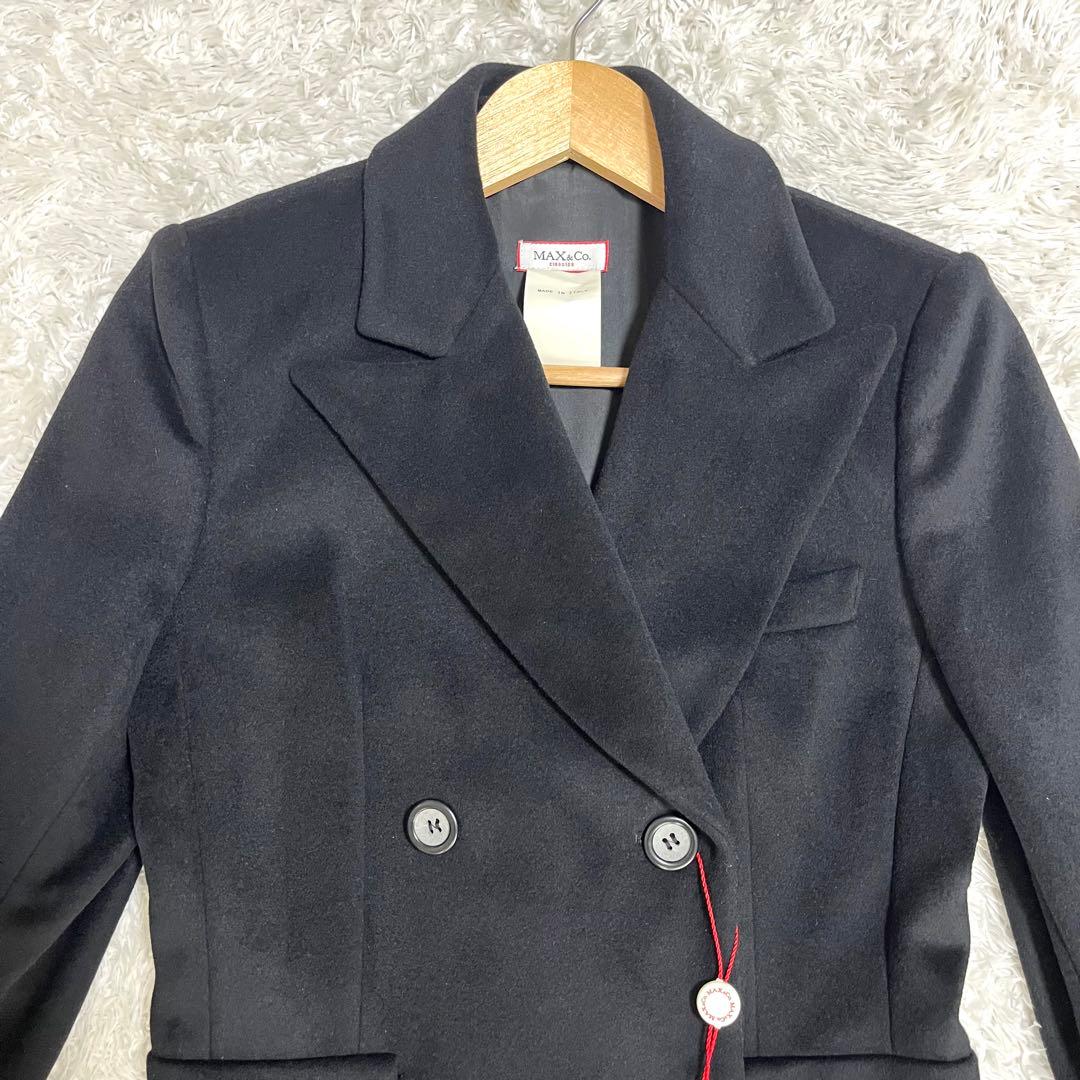 新品タグ付✨マックスアンドコー MAX&CO. ロングコート アンゴラ ダブル
