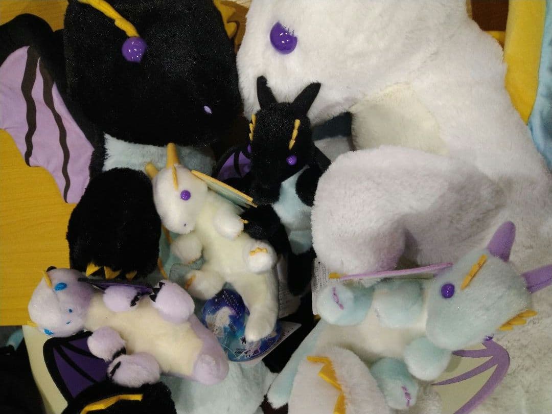 ドラゴンのひゅルルン　６体セット　ウルトラBIGぬいぐるみ他