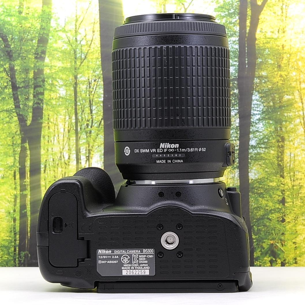 ショット数8759枚！WiFi機能付☆ニコン D5300☆スポーツ撮影向き！