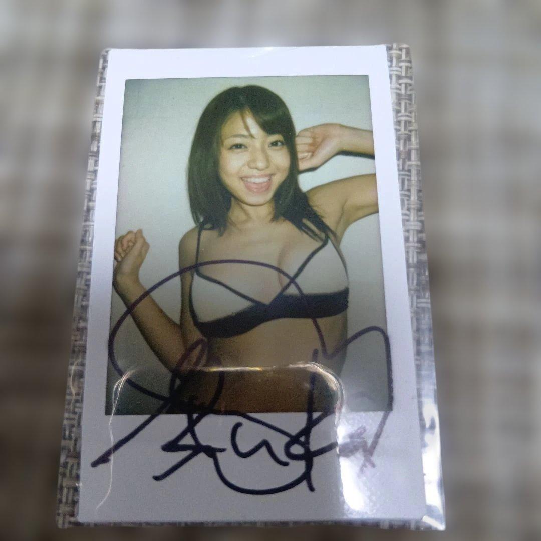 中村静香 チェキ サイン入りビキニポラロイド写真