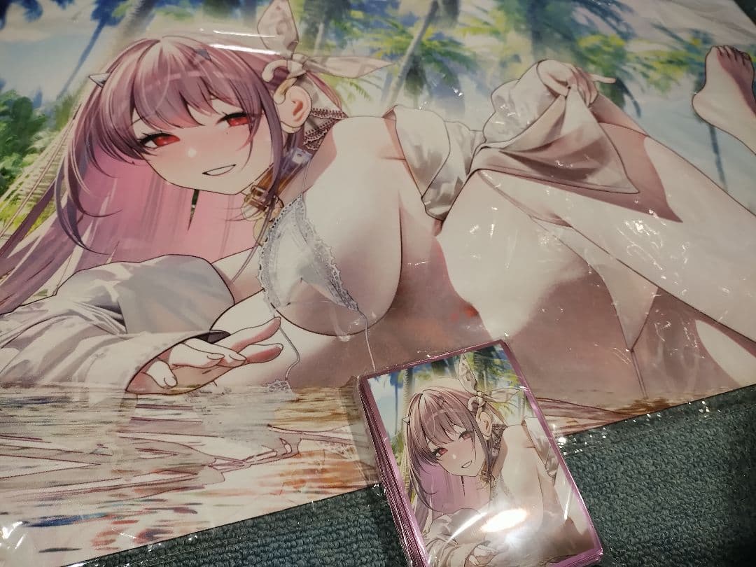 ニケ NIKKE バイパー 水着 スリーブ プレイマット プレマ 白詰草