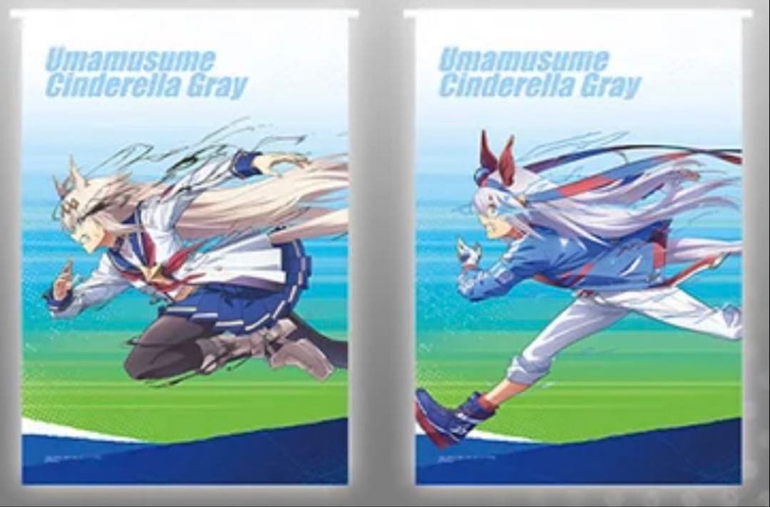 菅*原様 一番くじウマ娘　オグリキャップ、タマモクロスフィギュア