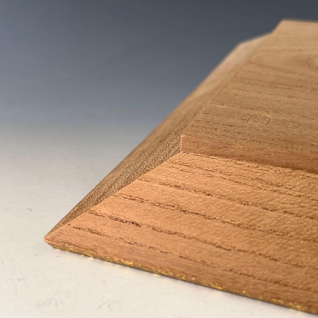 茶道具　玉椿　四方盆　金砂子　菓子器　萩井好斎　共箱　指物師　干菓子　茶会　稽古