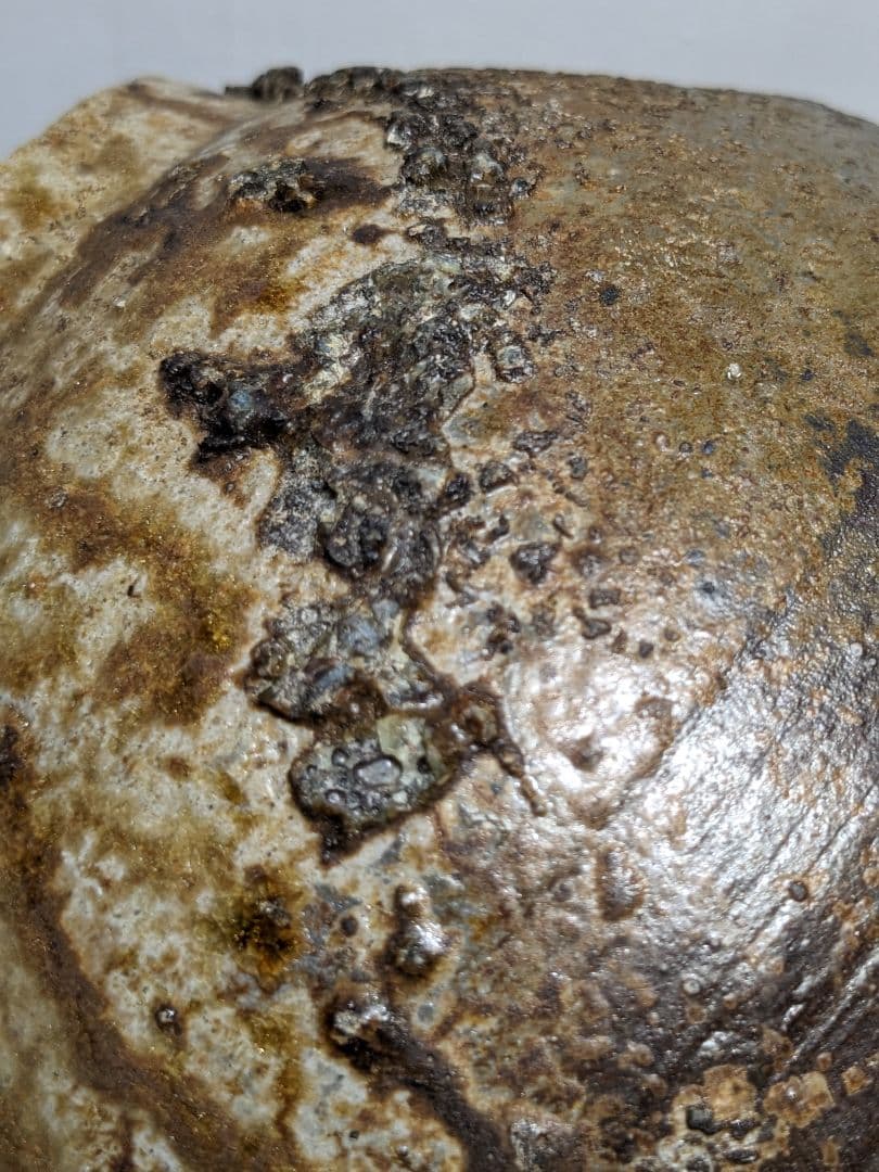 岡山県重要無形文化財 浦上善次 備前焼 壷花入 共箱 花瓶 壺 工芸品 花器