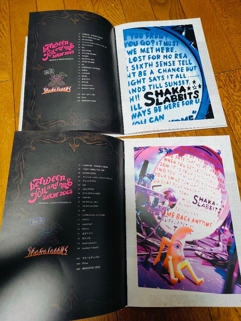 SHAKALABBITS シャカラビッツ 直筆サイン入り ツアー 写真集