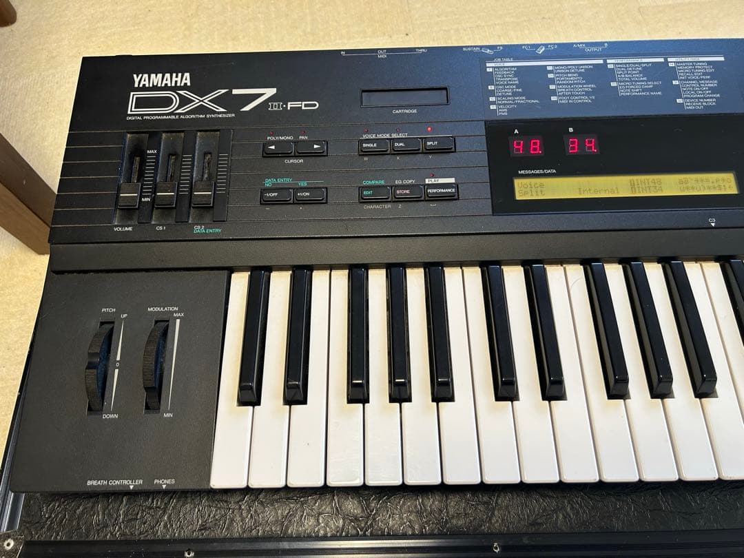 YAMAHAヤマハ DX7II-D 現状品 ジャンク